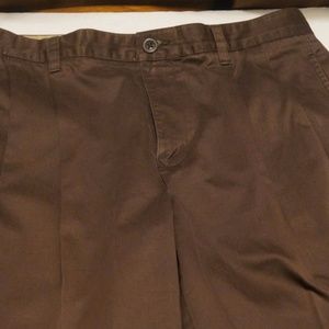 Pants - Mens Tommy Hilfiger Cotton DK Brown Casual Pants Pants - Mens Tommy Hilfiger Cotton DK Brown Casual Pants